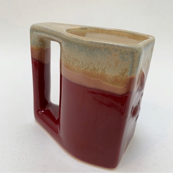 Rodolfo Padilla Mugs Lot of 3 With Wooden Mug Tree Stand Kokopelli Dolphin - Picture 13 of 16